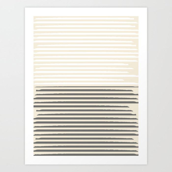 Brush Lines Pattern #society6 #decor #buyart Art Print