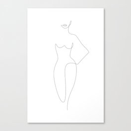 Posture Pose Canvas Print
