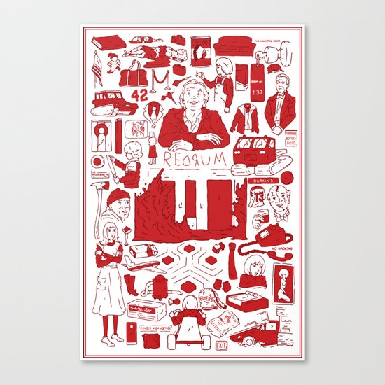 Redrum Canvas Print