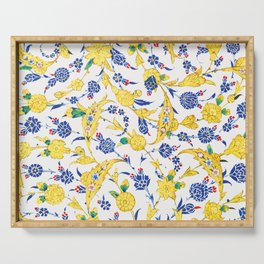 Decorative floral pattern Serving Tray