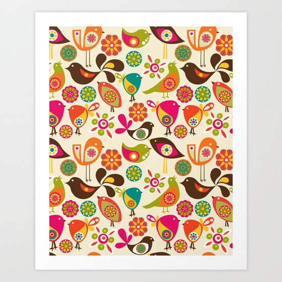 Little Birds Art Print