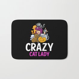 Crazy cat lady Bath Mat | Graphicdesign, Check Meowt, Halloween Shirt, Crazy Cat Lady, Costume Shirt, Boo Shirt, Boo Crew Shirt, Horror T Shirt, Scary Cat 