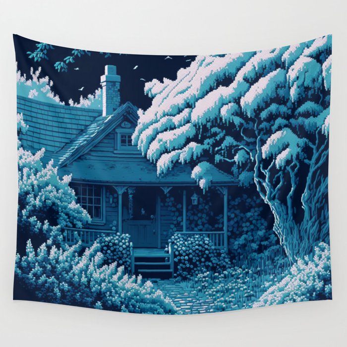 Cottagecore Escape Wall Tapestry