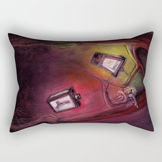 catch me if I fall Rectangular Pillow