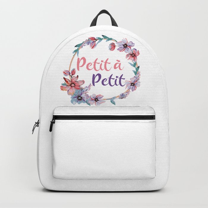 Petit a Petit - Francais - French Phrases Backpack