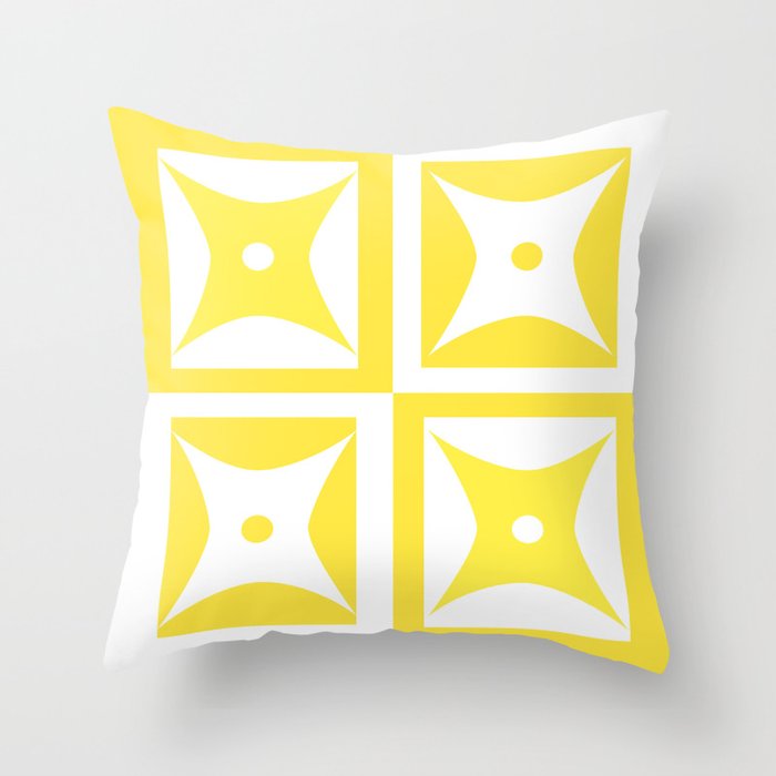 Modern Block B Throw Pillow