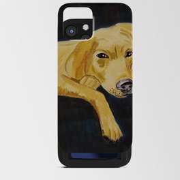 Resting dog iPhone Card Case