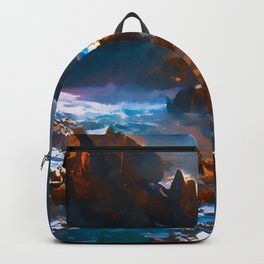 Stormy Ocean Backpack