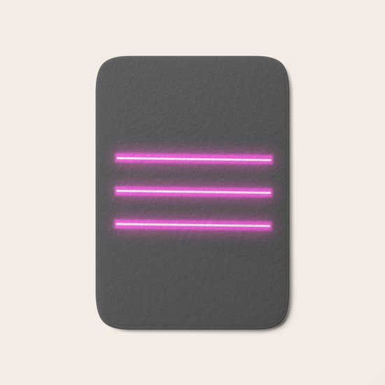 neon lights Bath Mat