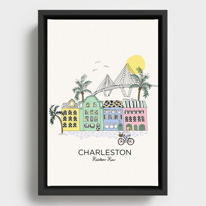 Charleston, S.C. Framed Canvas