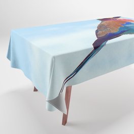 South Africa Photography - Beautiful Tropical Bird On A Branch Tablecloth
