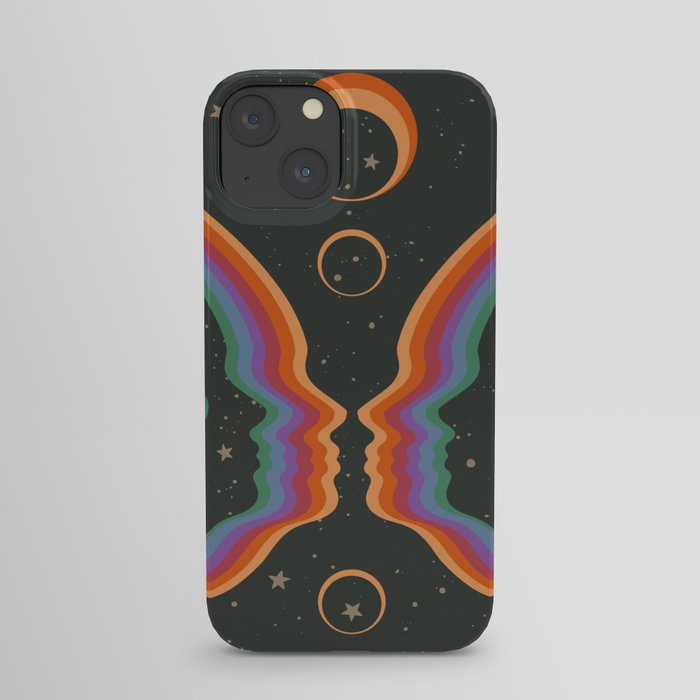 Rainbow Butterfly People iPhone Case
