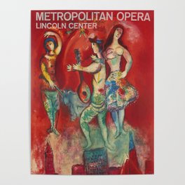 Metropolitan Opera Opening Carmen by Marc Chagall Poster