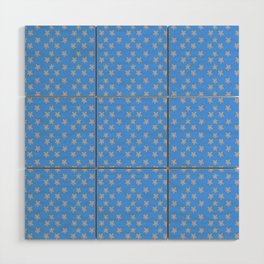 children's pattern-pantone color-solid color-light blue Wood Wall Art