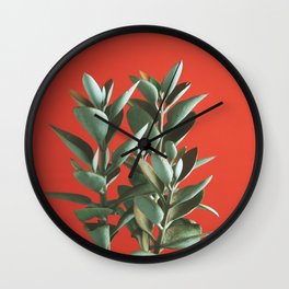 Copper Spoons - Kalanchoe orgyalis Wall Clock