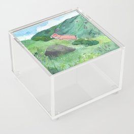Princess Mononoke Watercolor Acrylic Box