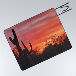 Tucson AZ Sunset 1 Picnic Blanket