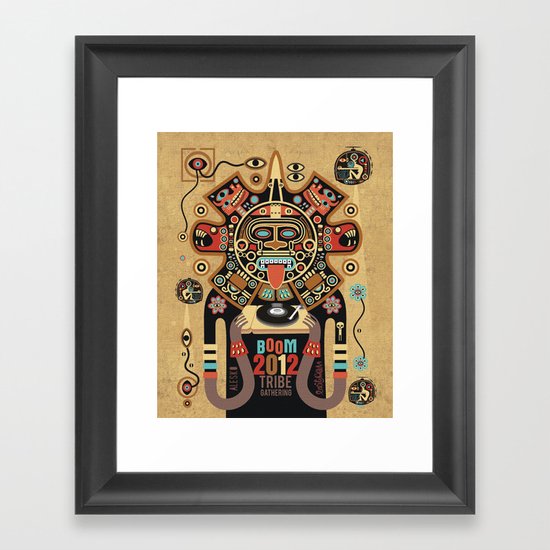 Mayas Spirit - Boom 2012 Framed Art Print