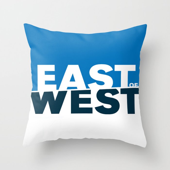 East of West Throw Pillow