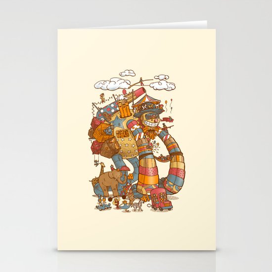 Circusbot Stationery Cards
