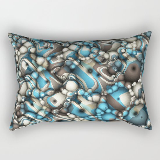 Macro Shapes Abstract Rectangular Pillow