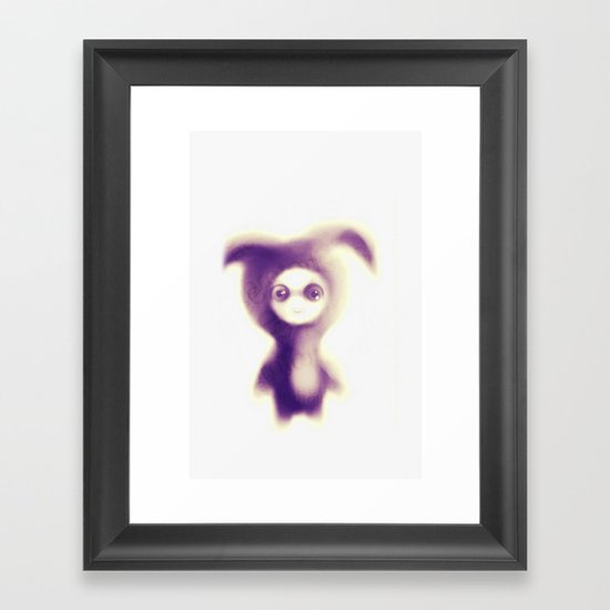 an intelligent bunny is simply intelligent... Framed Art Print
