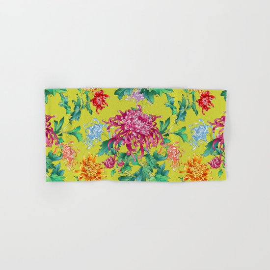 Oriental Flowers Hand & Bath Towel
