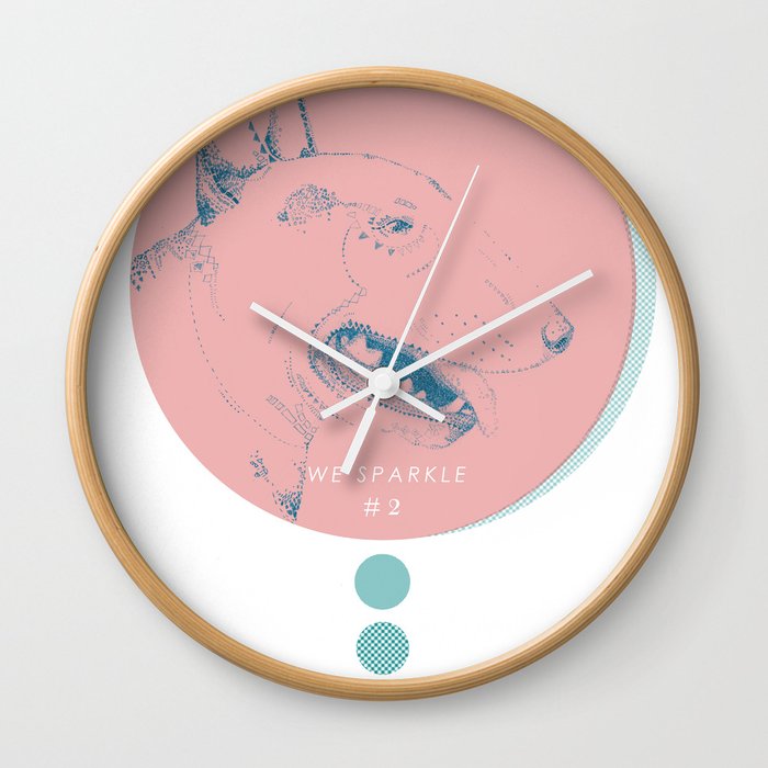 WE SPARKLE #2 Wall Clock