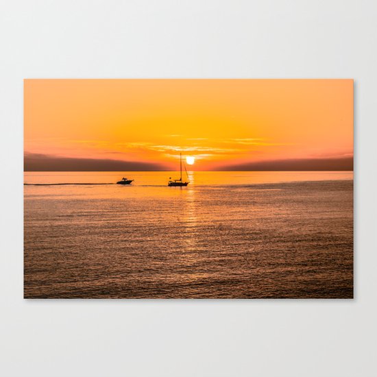 Finish of the day Canvas Print