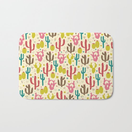 Prickly Cactus Bath Mat