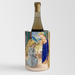 Italian,Sicilian art,holy Mary,Virgin Mary,maiolica Wine Chiller