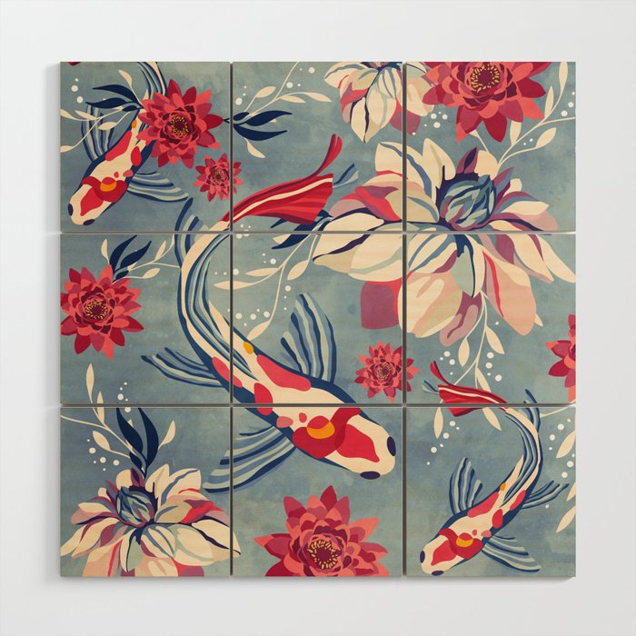 Water Dance Wood Wall Art by VessDSign | Society6