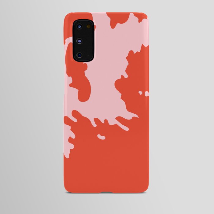 Bold Pink + Red Animal Print Spots Android Case