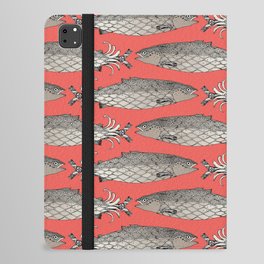 steampunk salmon coral iPad Folio Case