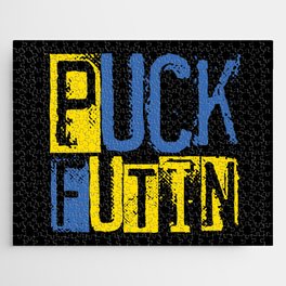 Puck Futin Fuck Putin Ukrainian War Jigsaw Puzzle