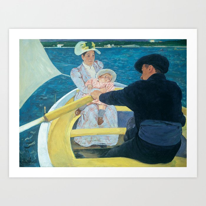 Mary Casset 1893 The Boating Party Art Print