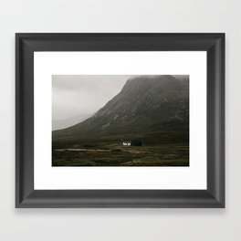 Little House in Glencoe Mountains Framed Art Print
