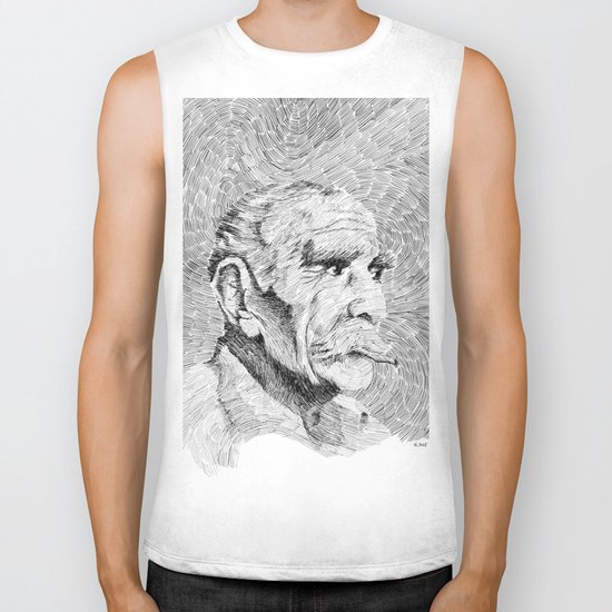 Hombre - black ink Biker Tank