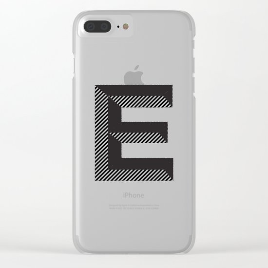 E for.... Clear iPhone Case