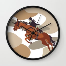 Horse Rider  Wall Clock
