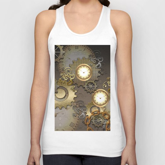 Abstract mechanical design Unisex Tank Top