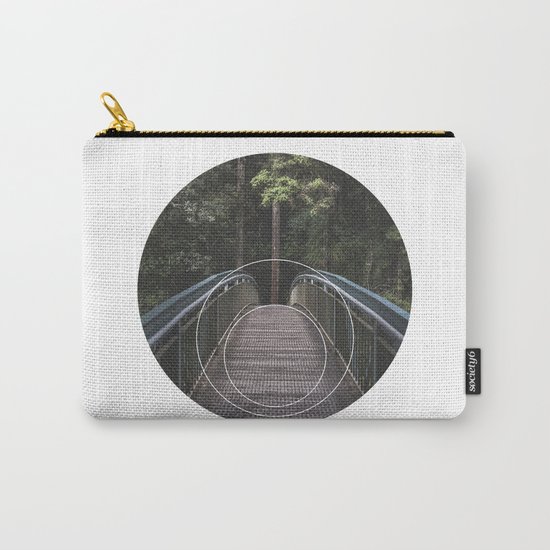 Circular Bridge - Geometric Photography Carry-All Pouch