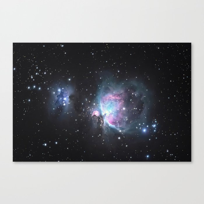 Great Orion Nebula M42, in the constellation of Orion, Milky Way Canvas Print
