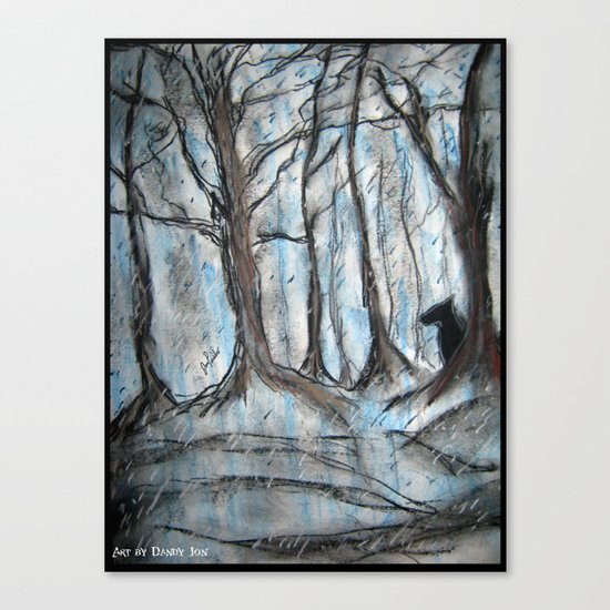 A Winter Scene Canvas Print