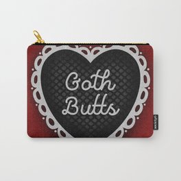 Goth Butts Fishnet Heart Carry-All Pouch