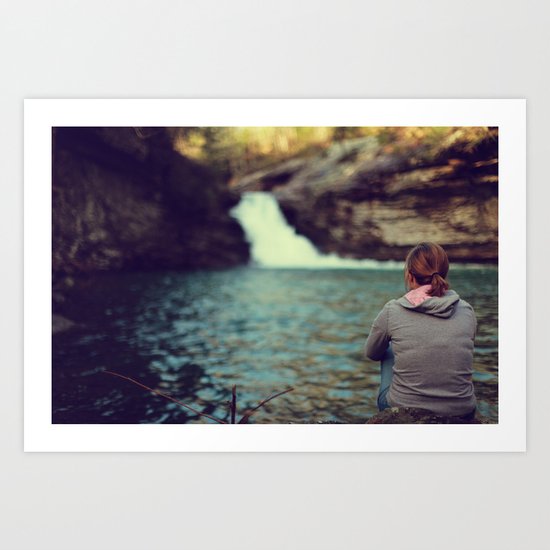Lula Lake Contemplation Art Print