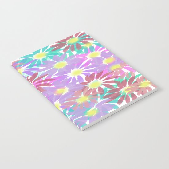 Painterly Floral Explosion Notebook