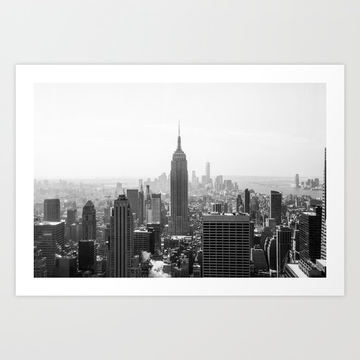 NYC Manhattan Art Print by RAdNOMIZED | Society6