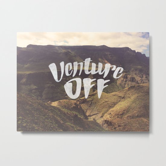Venture Off Metal Print
