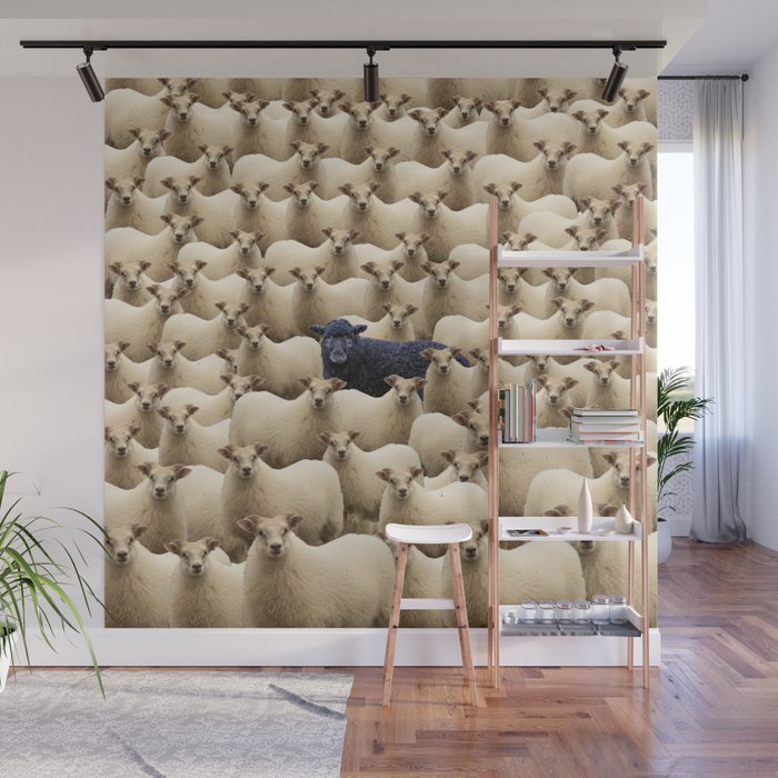 Black Sheep Wall Mural